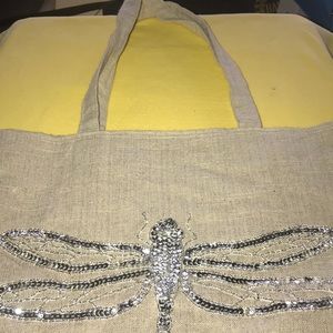 BEE-BUTTERFLY design with Sparkles Tote bag